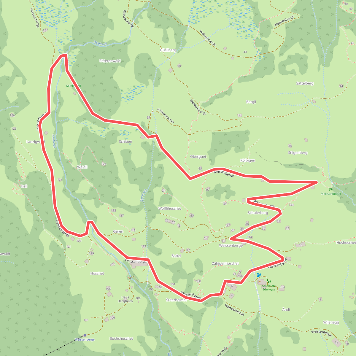 Weissenberge-Rundweg