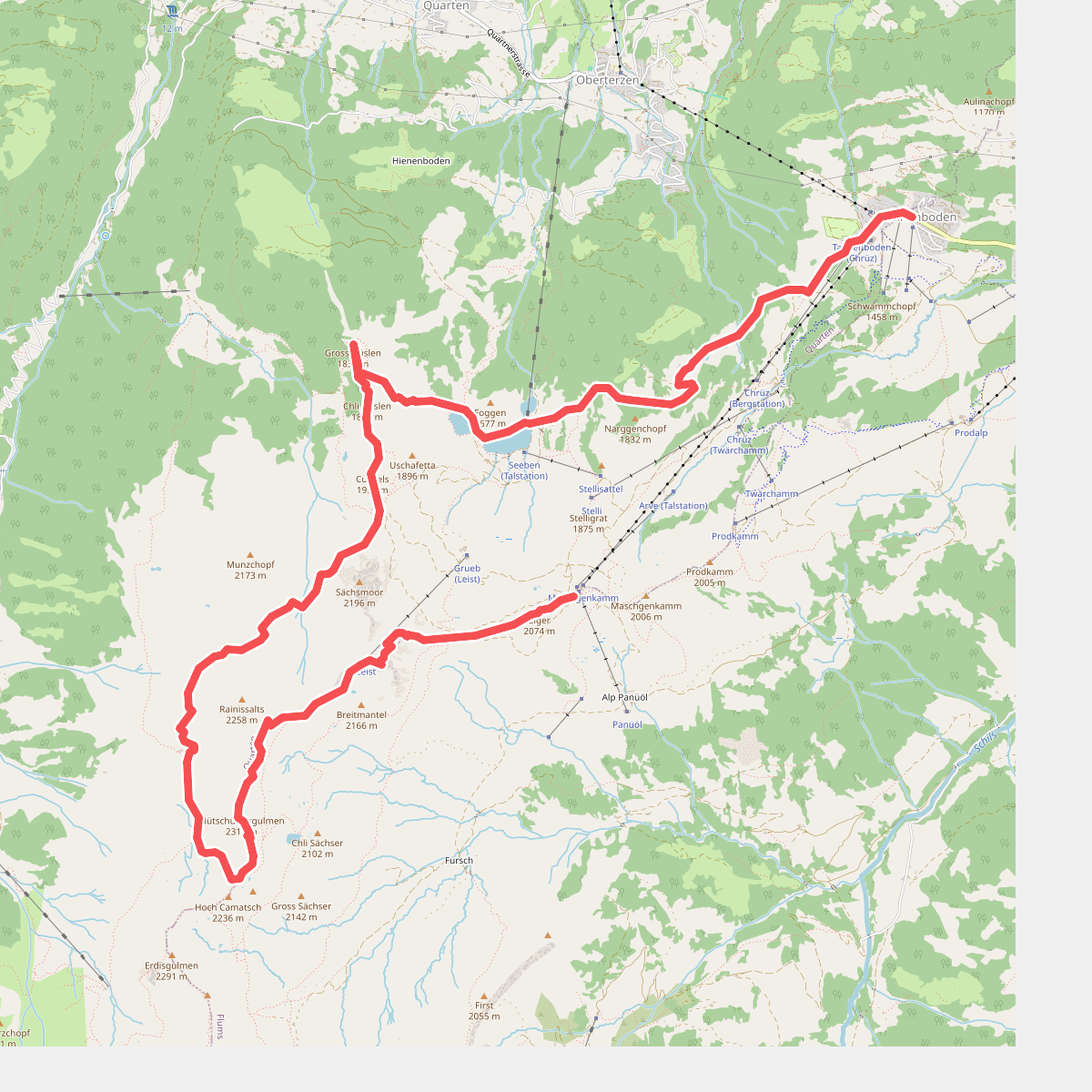 7-Gipfel-Tour Flumserberg