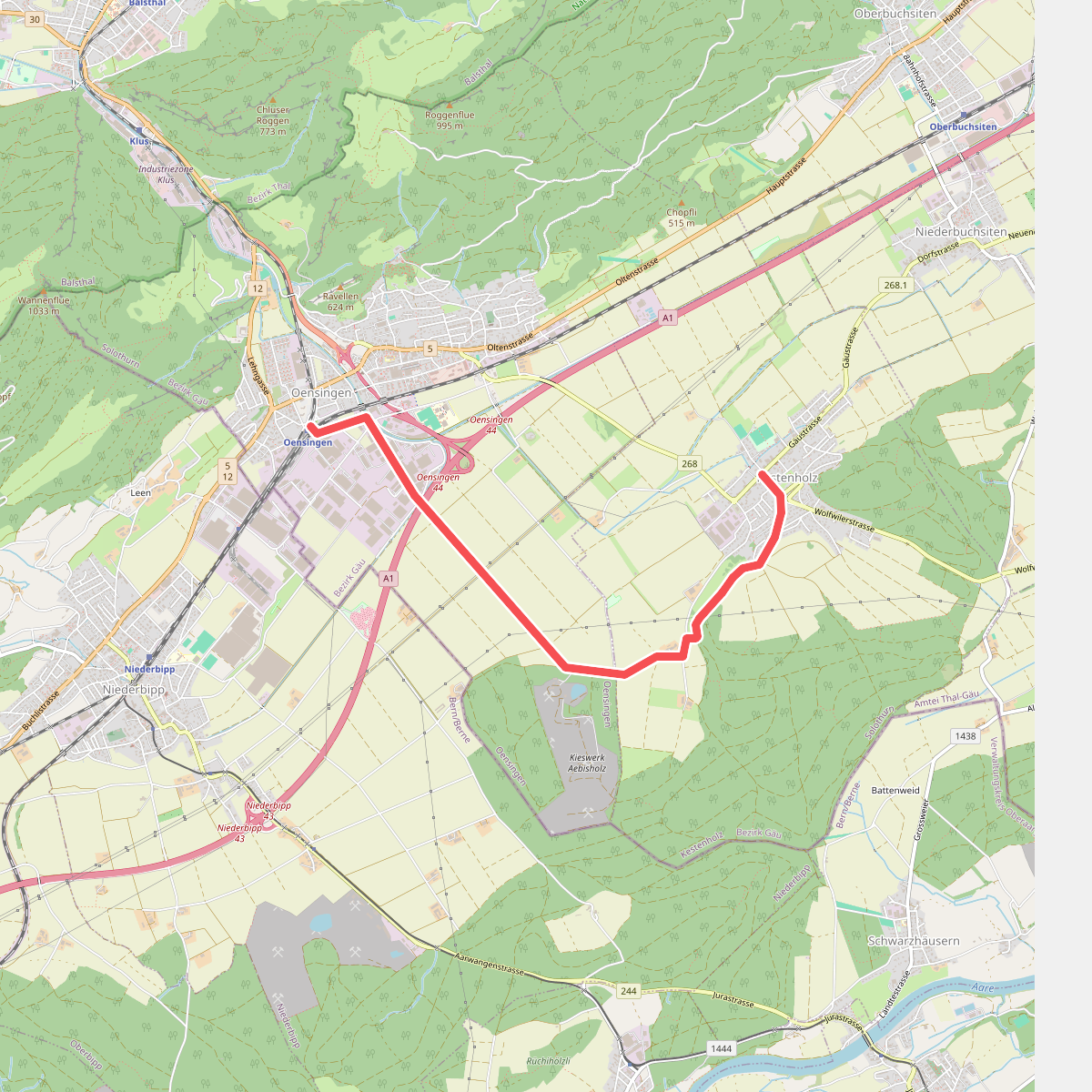 Oensingen - Kestenholz