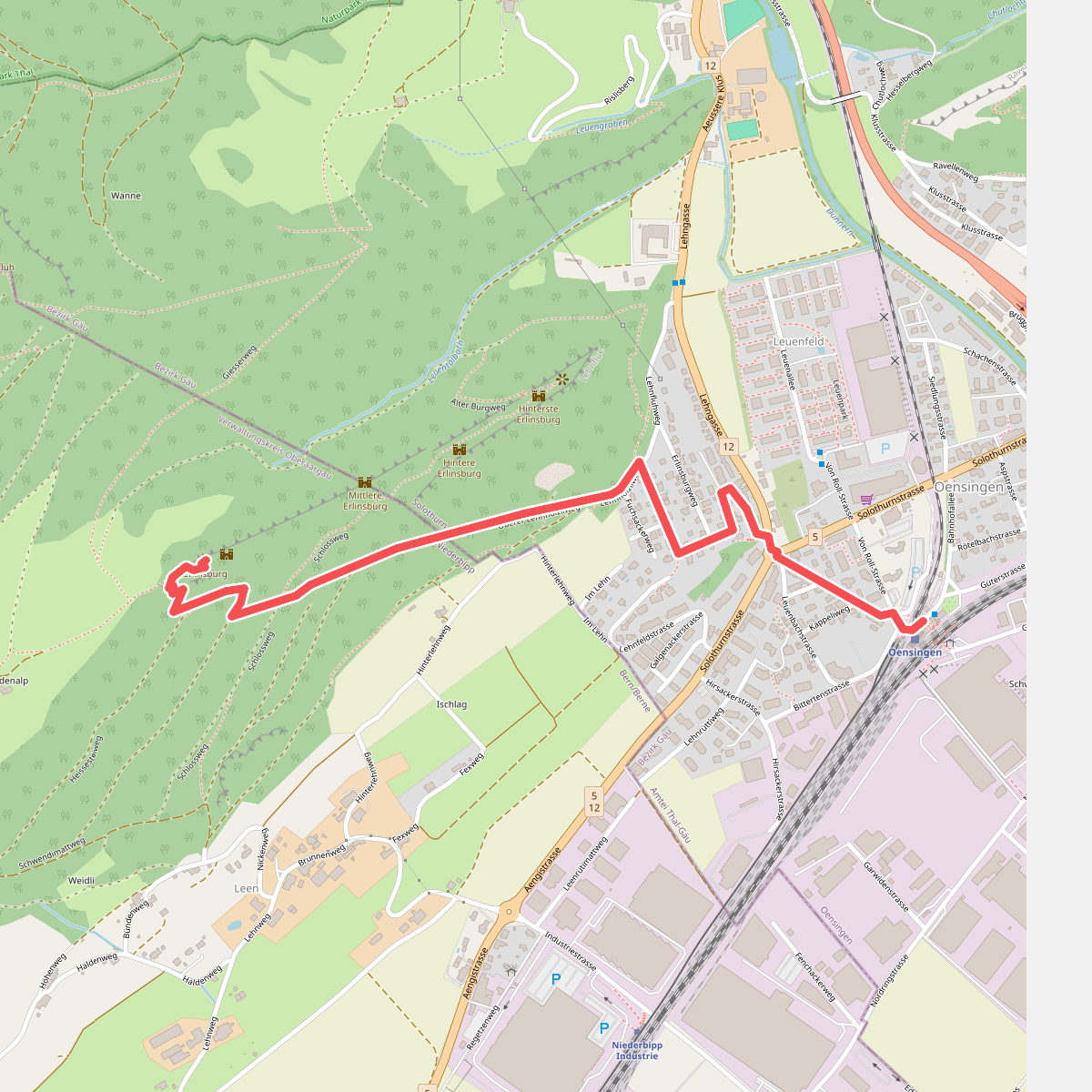 Oensingen - Erlinsburg
