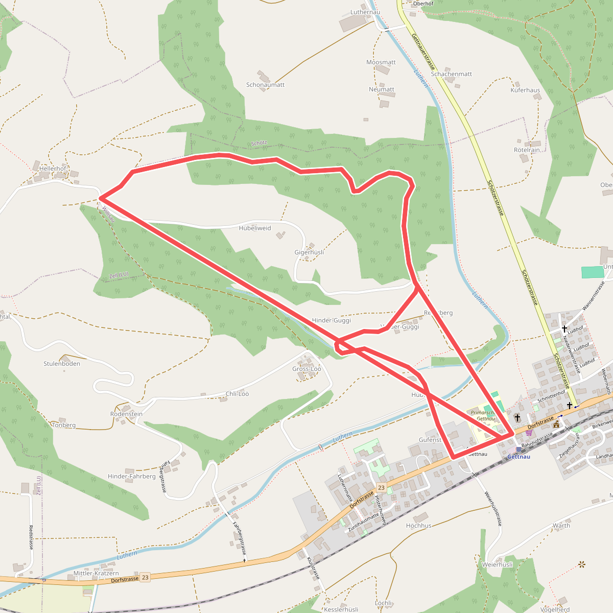 Gettnau - Guggi - Hällerhof