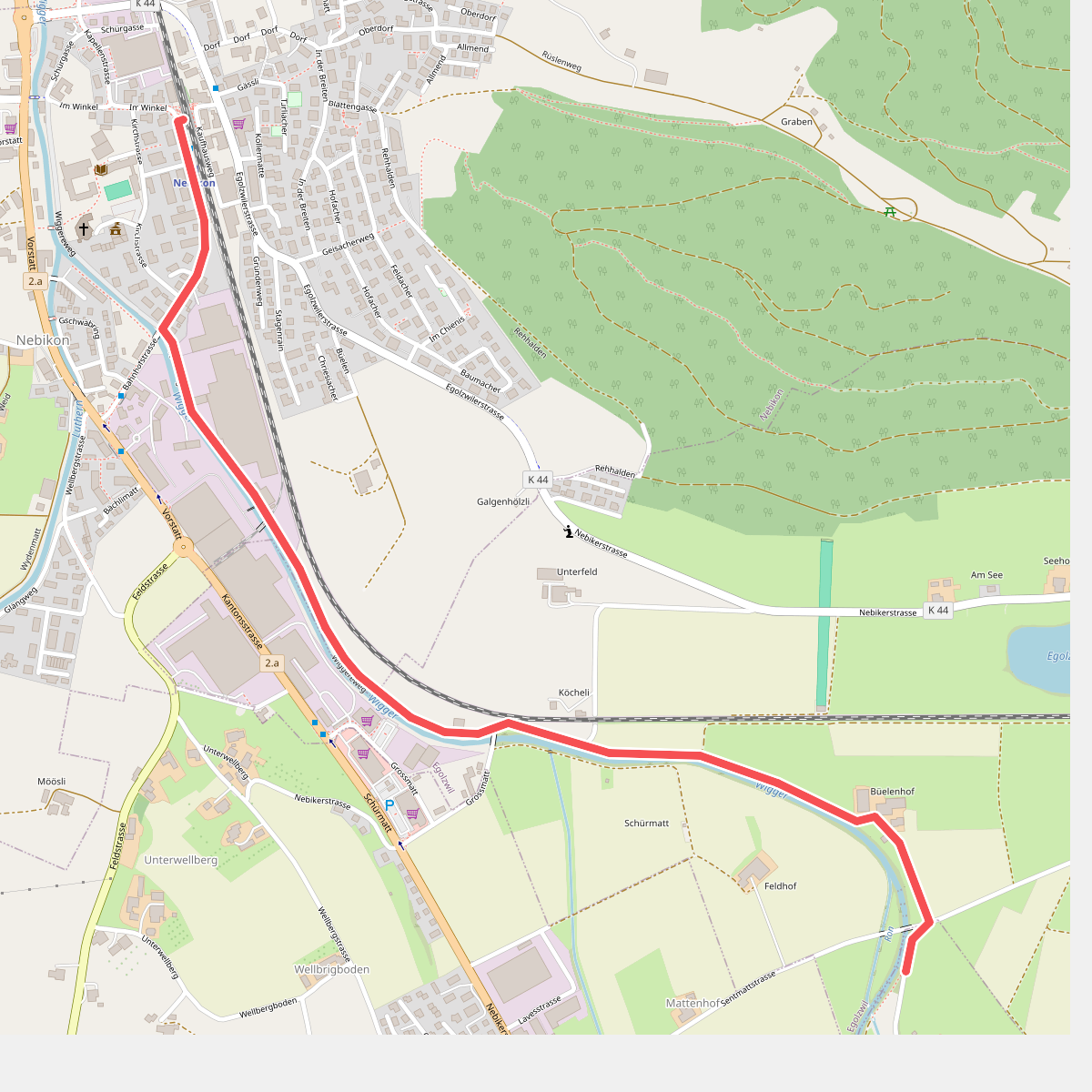 Nebikon (Bahnhof) - Ronmüli