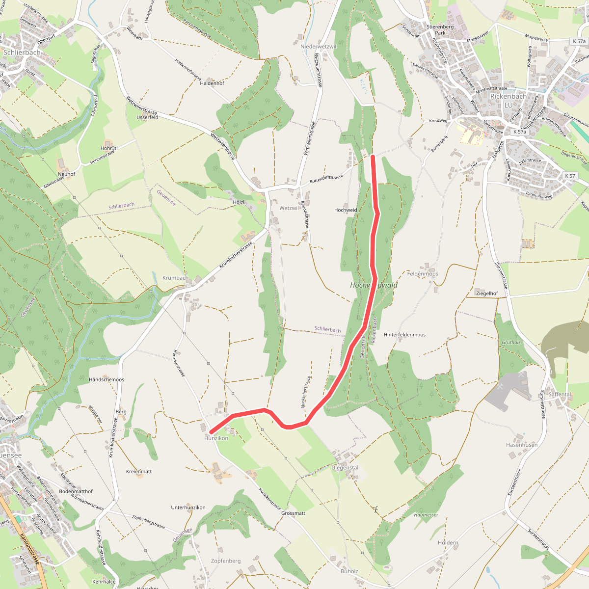Hunzikon - Buttenberg
