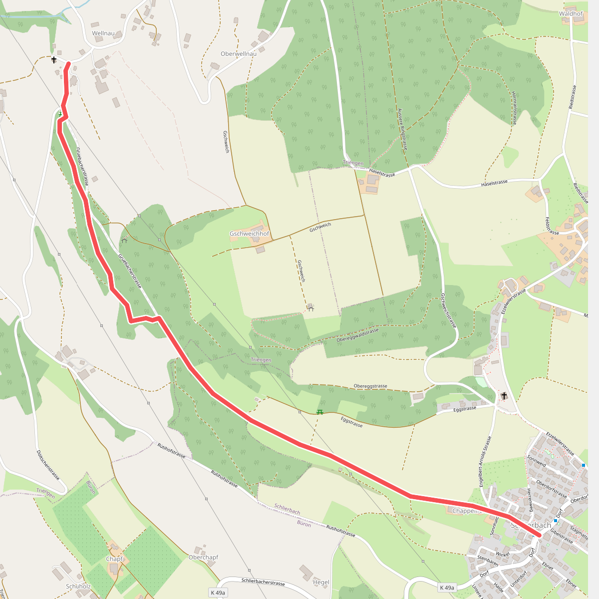 Schlierbach - Wellnau