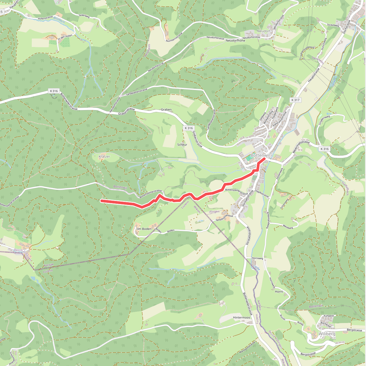 Bottenwil - Rottannhubel