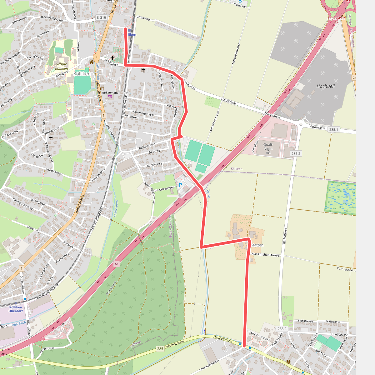 Kölliken - Matten - Holziken