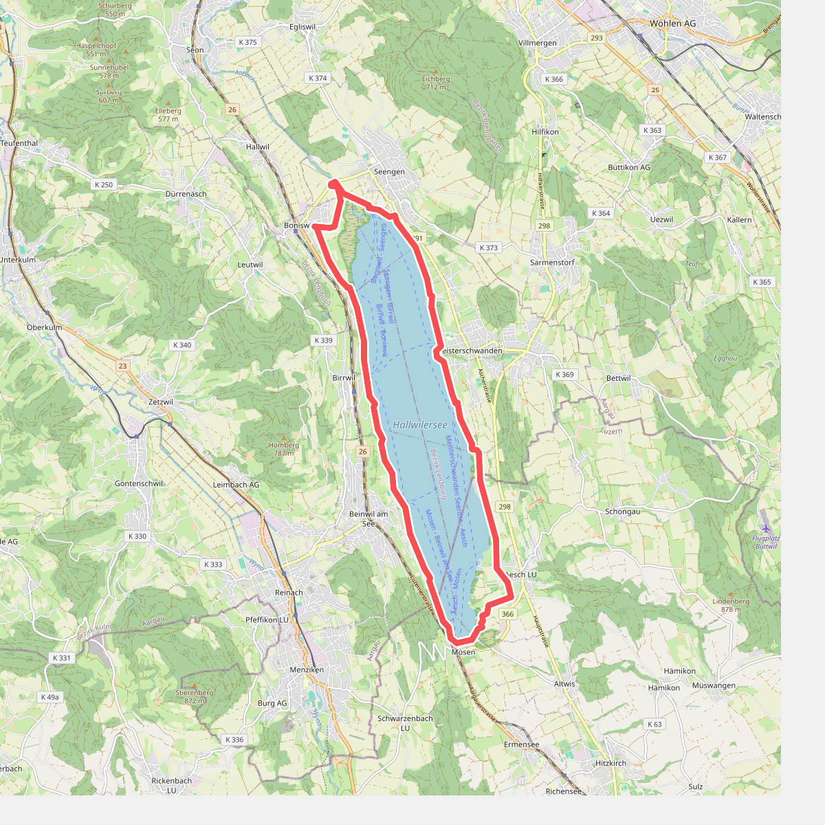 Rundgang Hallwilersee
