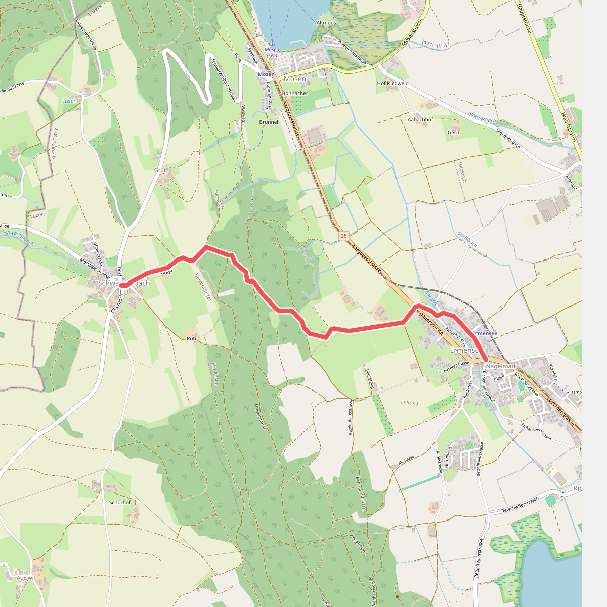 Ermensee - Schwarzenbach