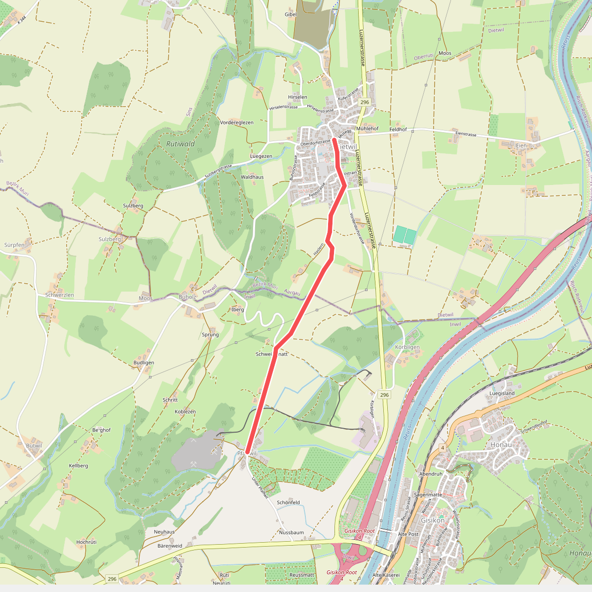 Dietwil - Pfaffwil