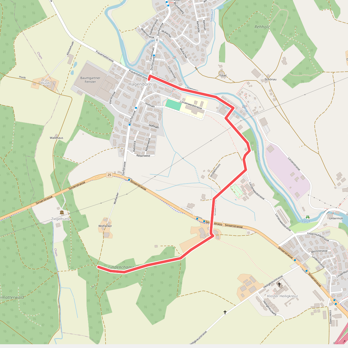 Hagendorn - Lindenchamerwald
