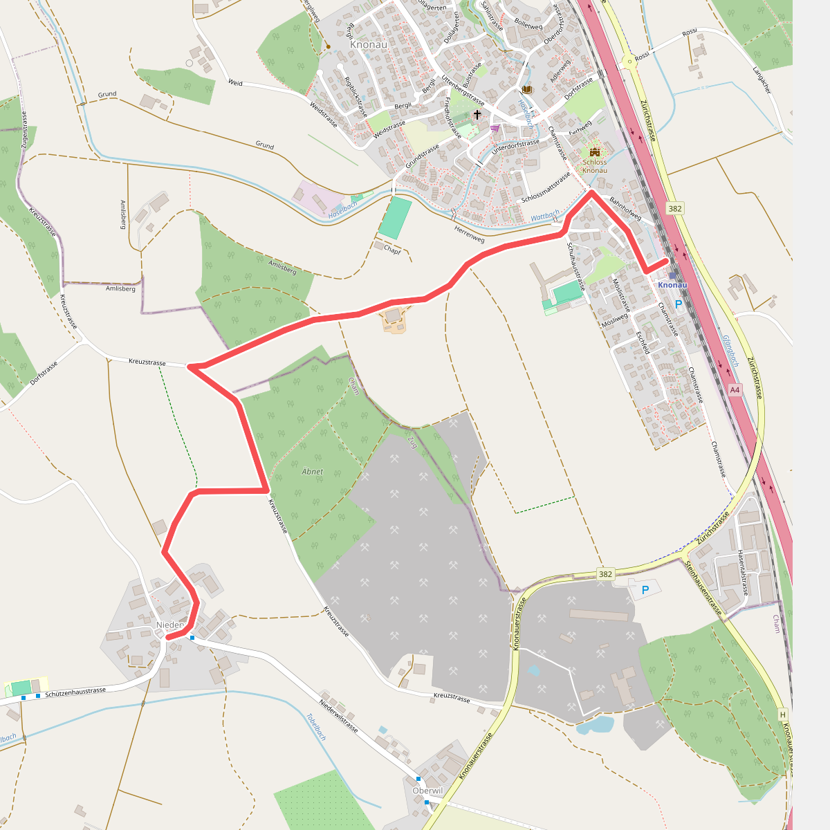 Niederwil - Knonau