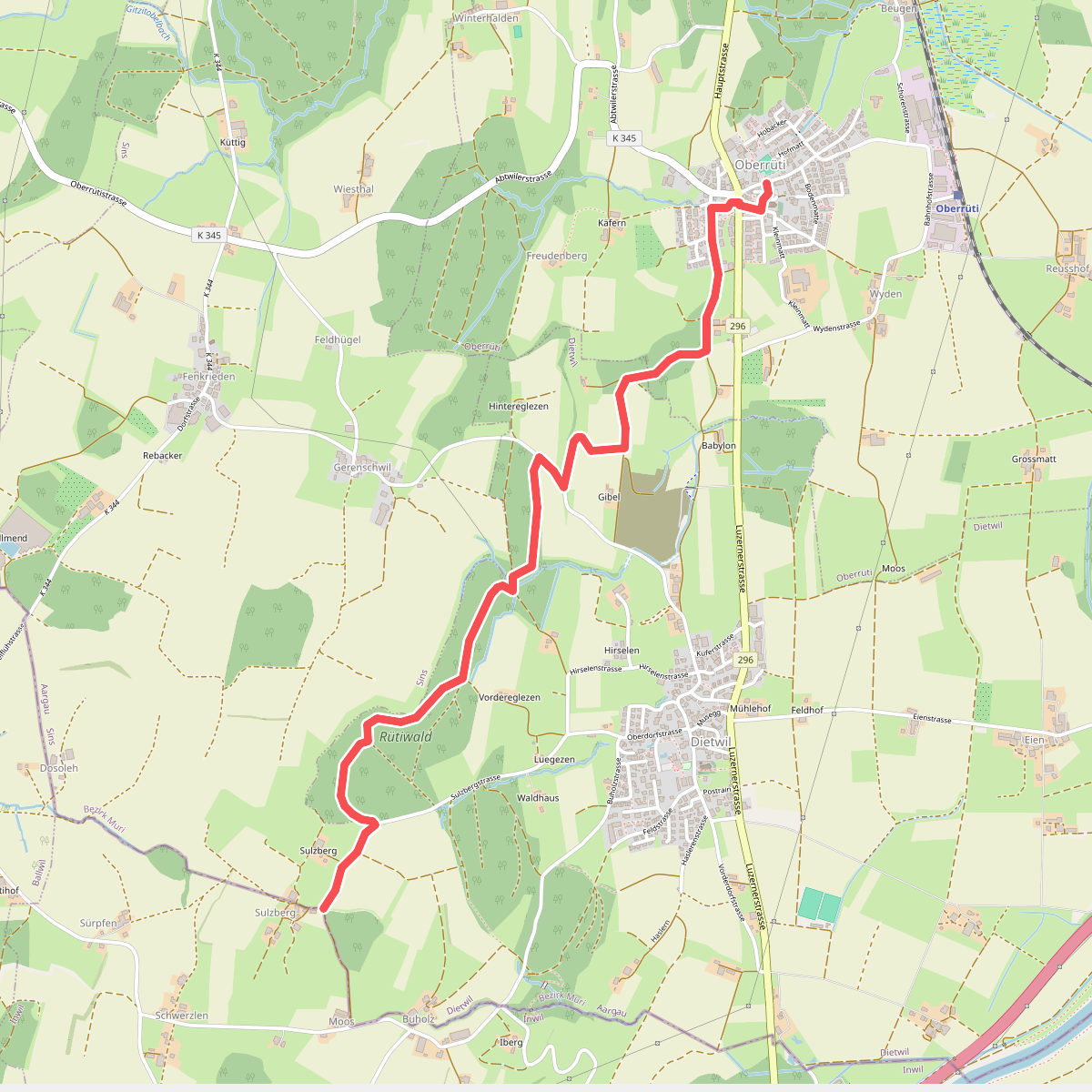 Oberrüti - Sulzberg