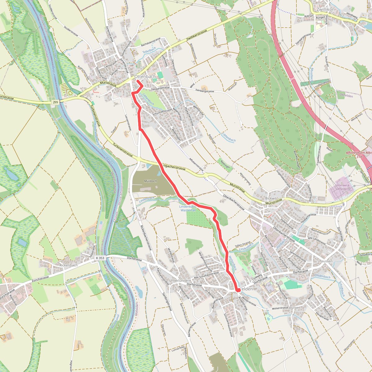 Ottenbach - Ober Lunnern
