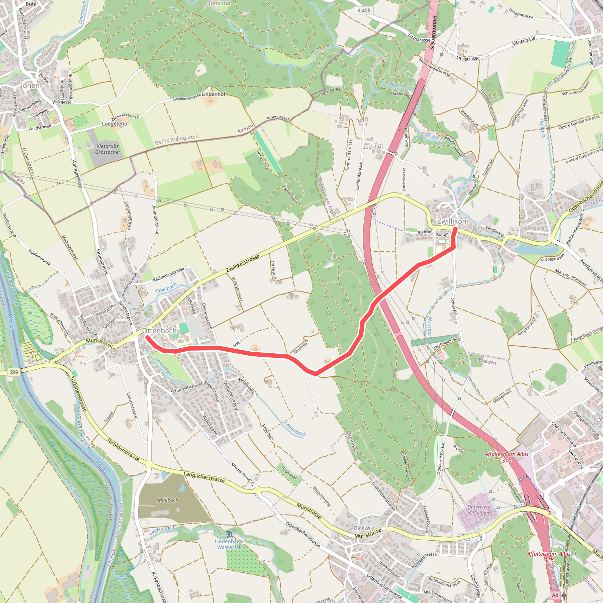 Ottenbach - Zwillikon