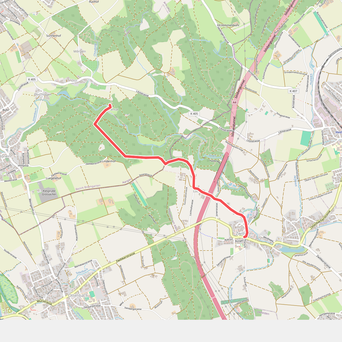 Zwillikon - Kapelle Jonental