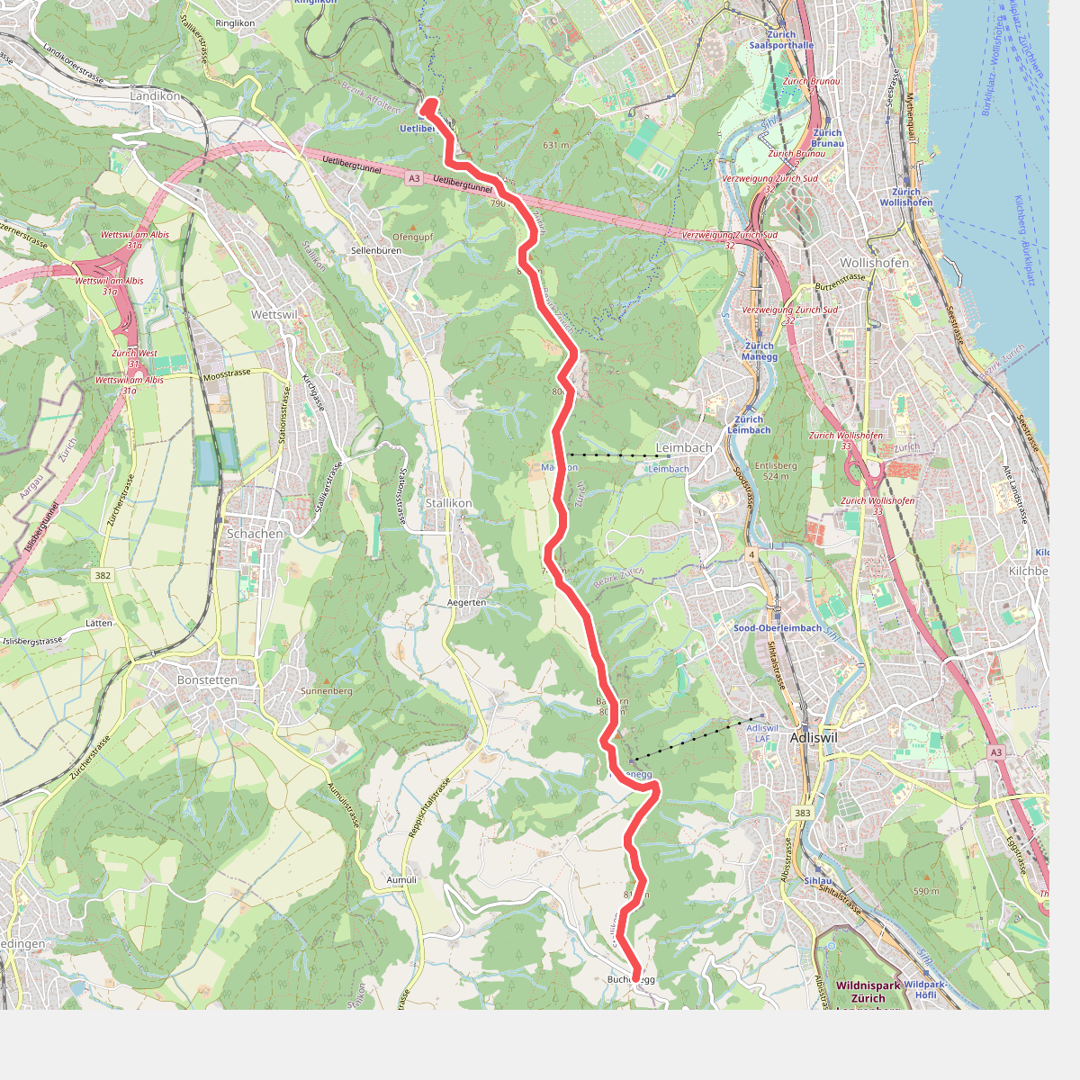 Albisgrat-Höhenweg