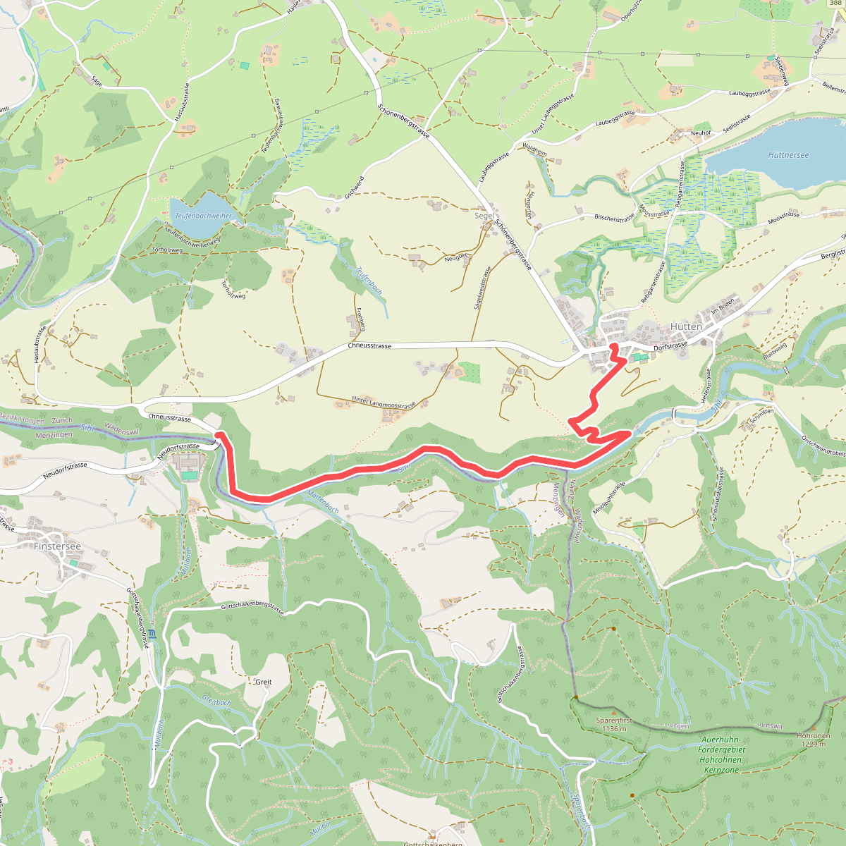 Hütten - Finsterseebrugg - fixme