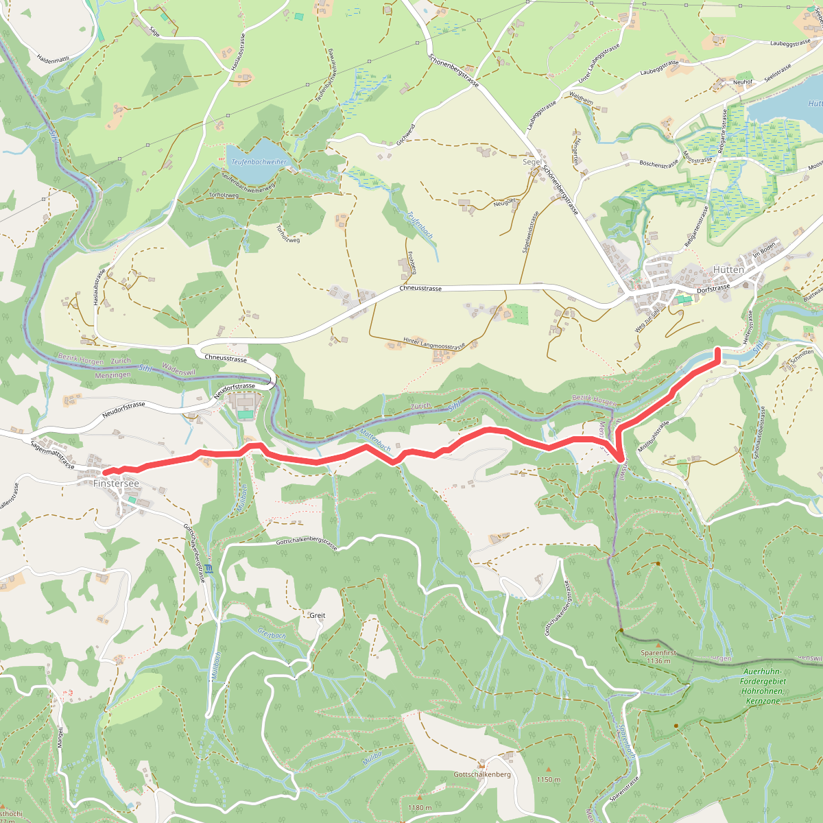 Hüttner Brugg - Finstersee - fixme