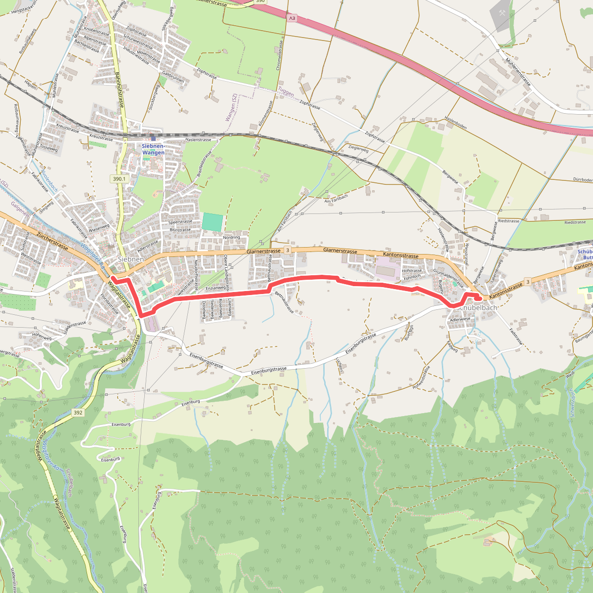 Siebnen - Schübelbach