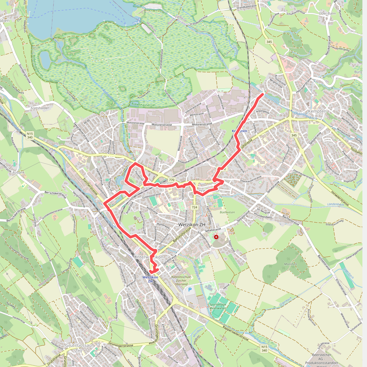 Industriepfad Zürcher Oberland - Stadtrundgang Wetzikon