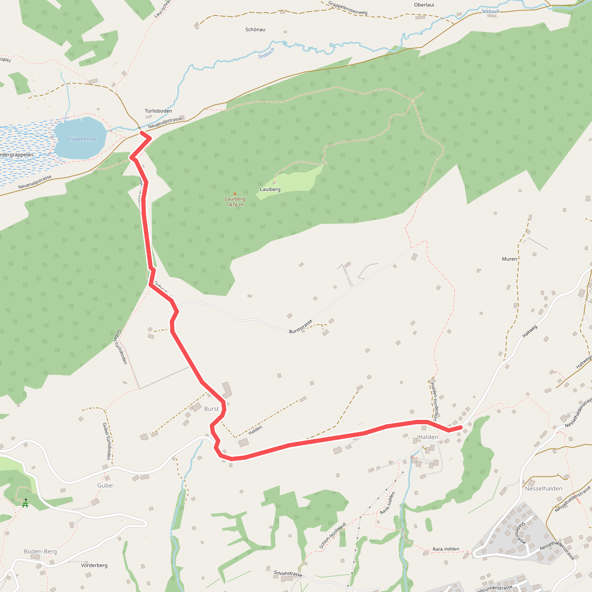 Gräppelensee-Chrinn-Halden