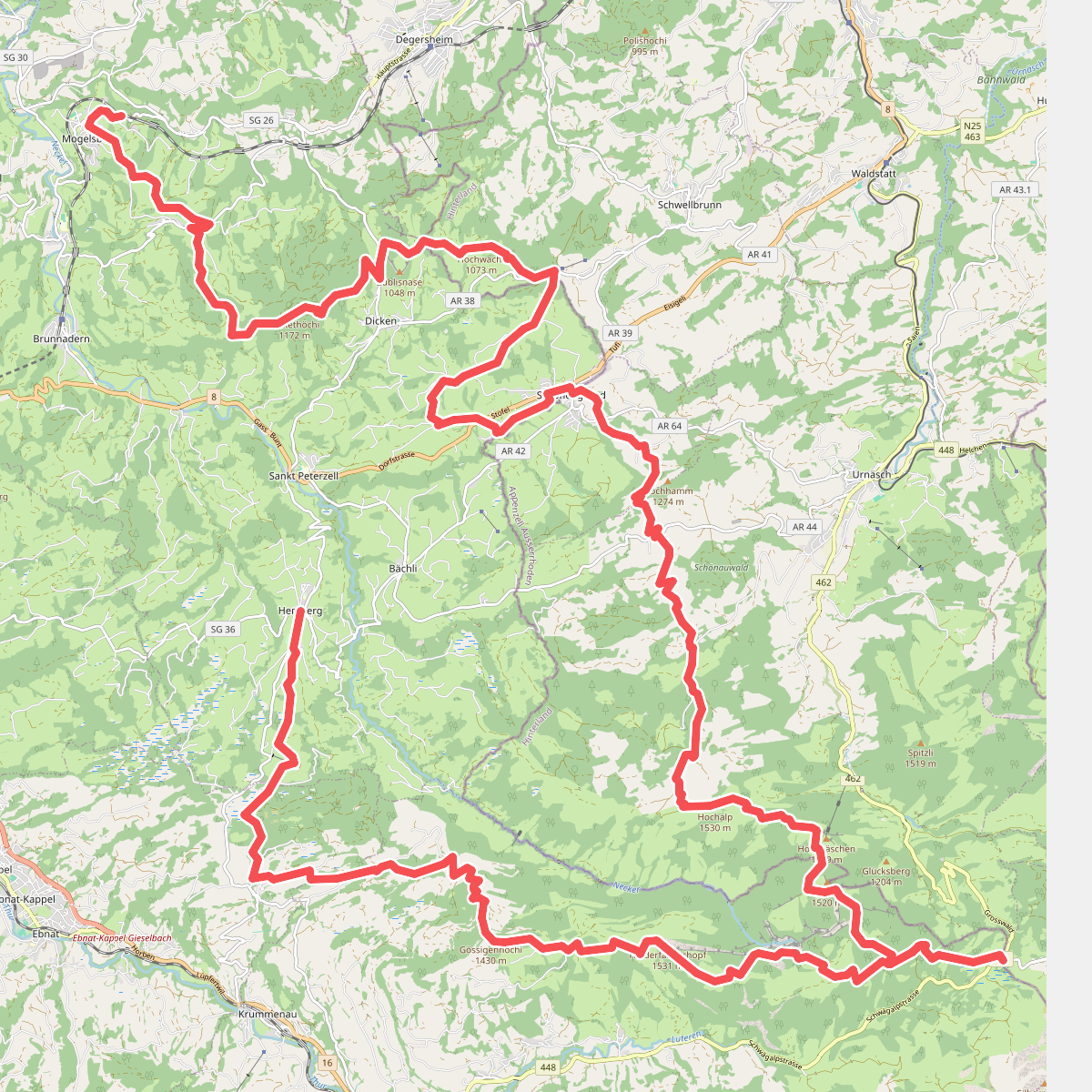 Neckertaler Höhenweg