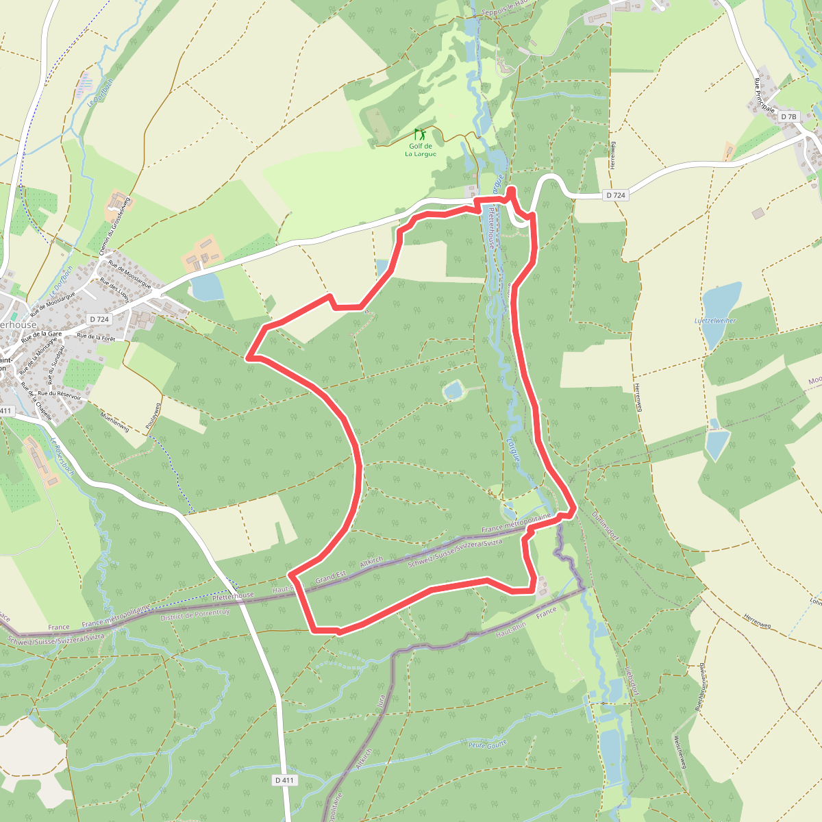 Circuit du Kilomètre Zéro sud du frond ouest 1914 1918
