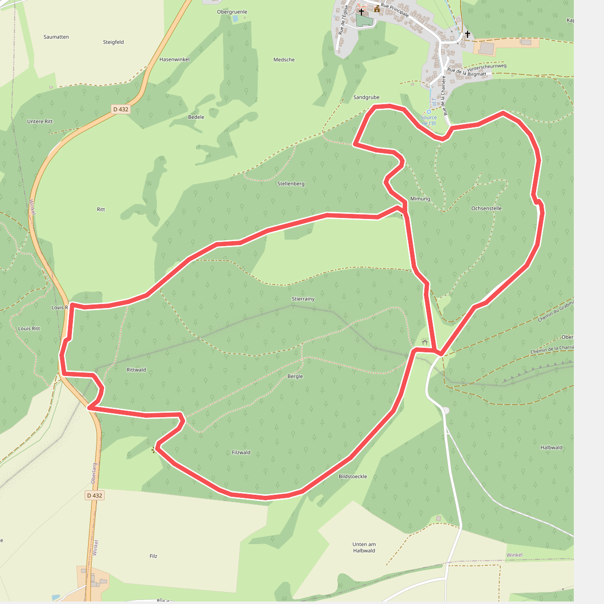 Le sentier des Marocains grand circuit