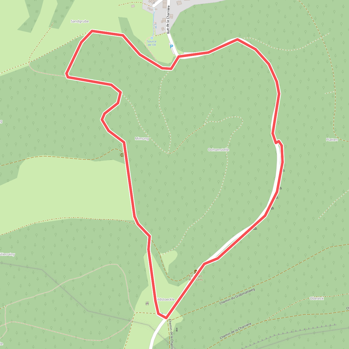 Le sentier des Marocains petit circuit