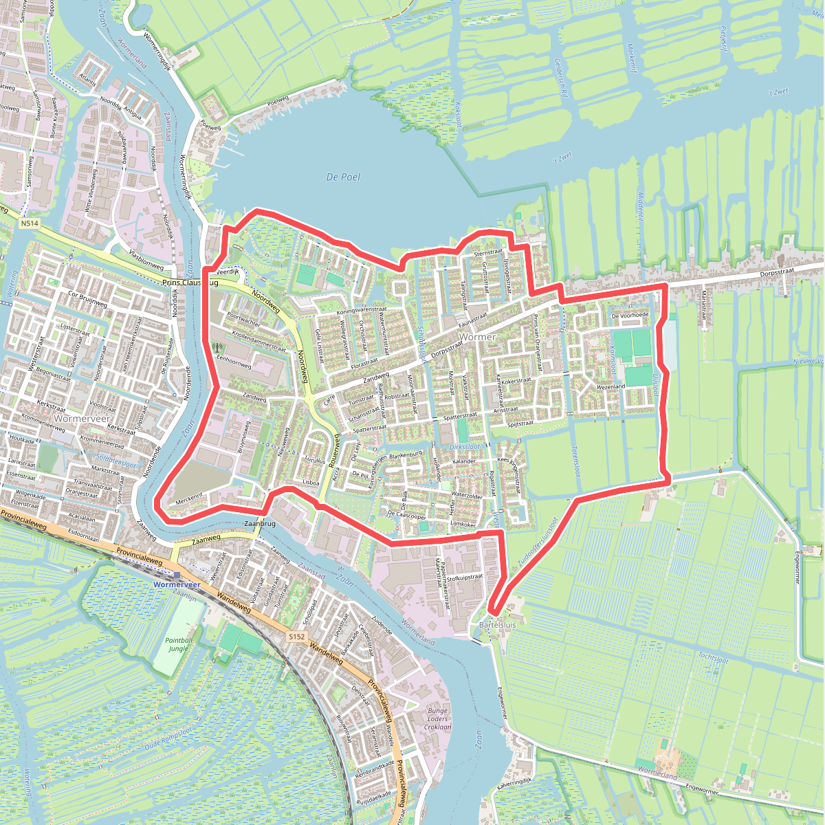 Ommetje Wormer (rood) 