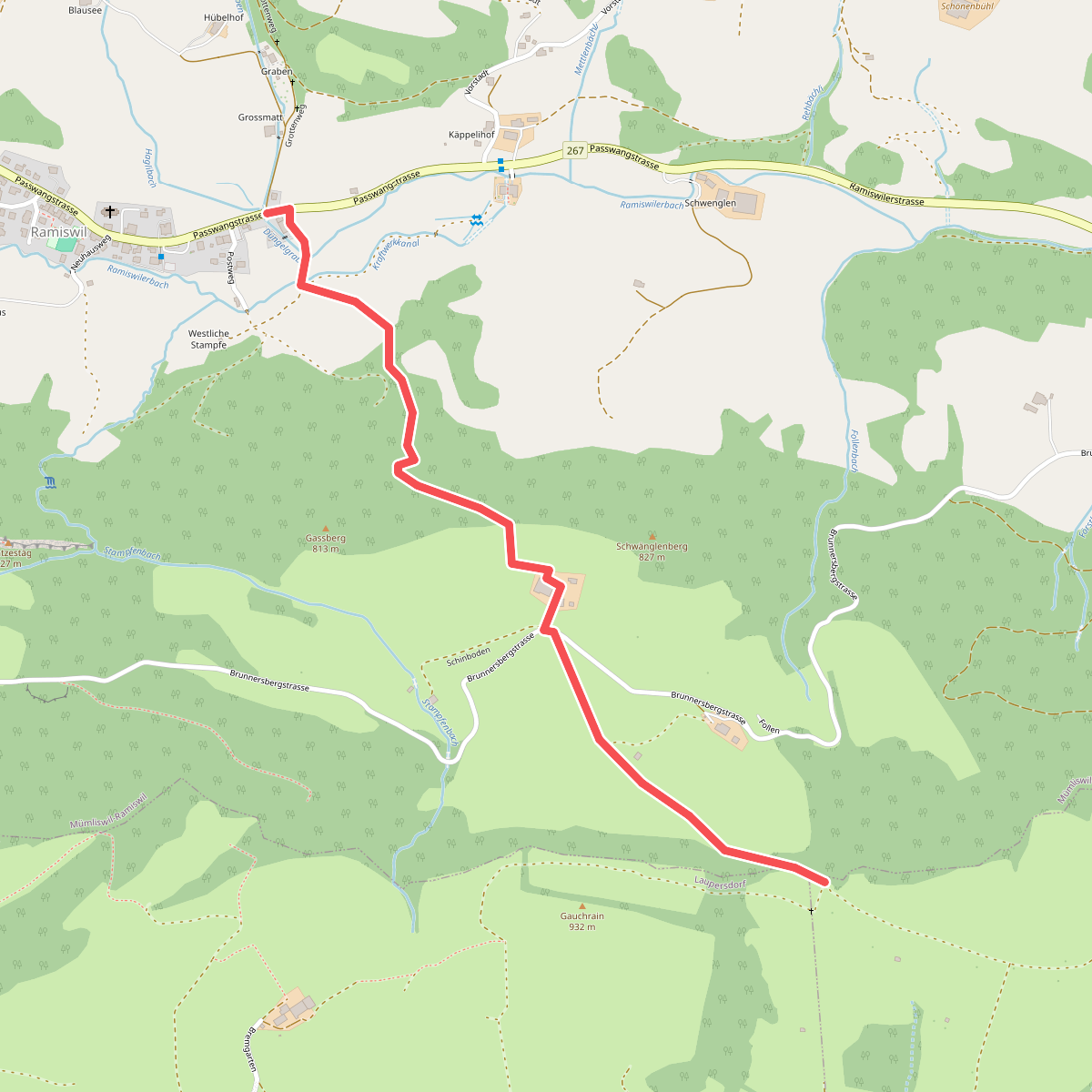 Chrützlimatt - Lourdweg Brüggli