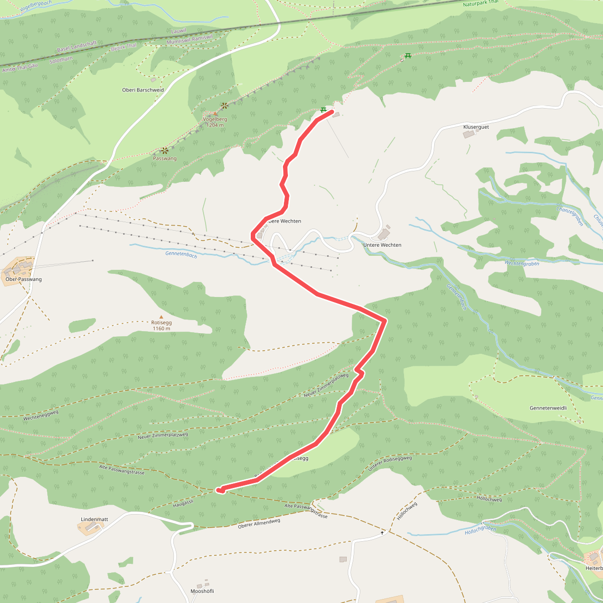 Rotisegg - Berghaus Obere Wechten