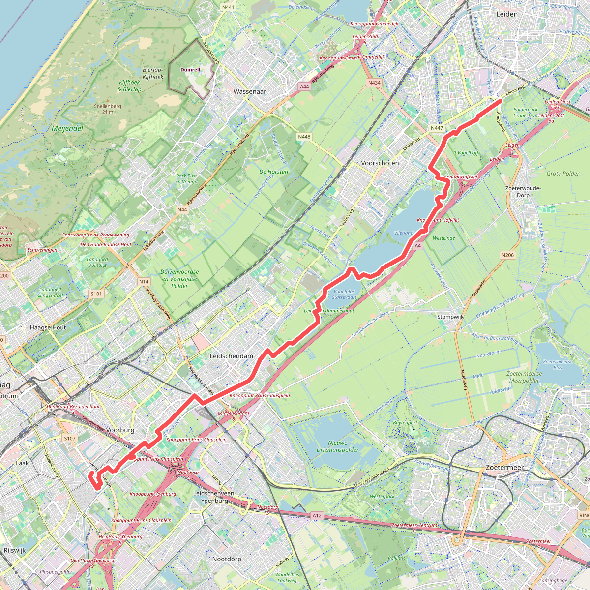 Voorburg - Leiden, Lammebrug · Romeinse Limespad etappe 18