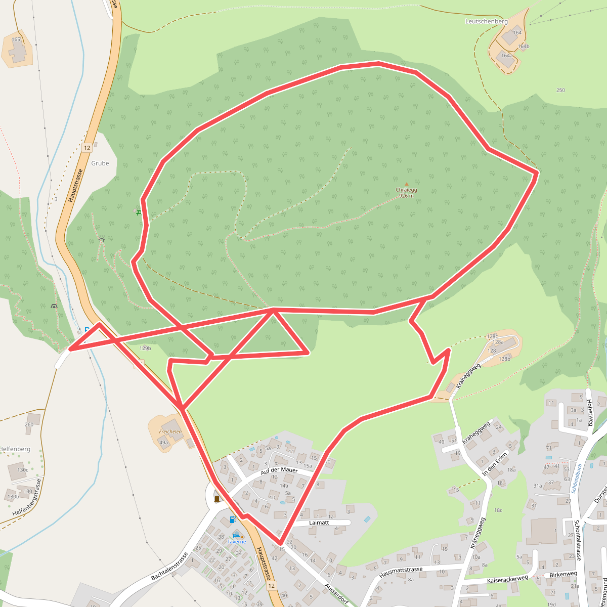 800 m - Ober Hauenstein