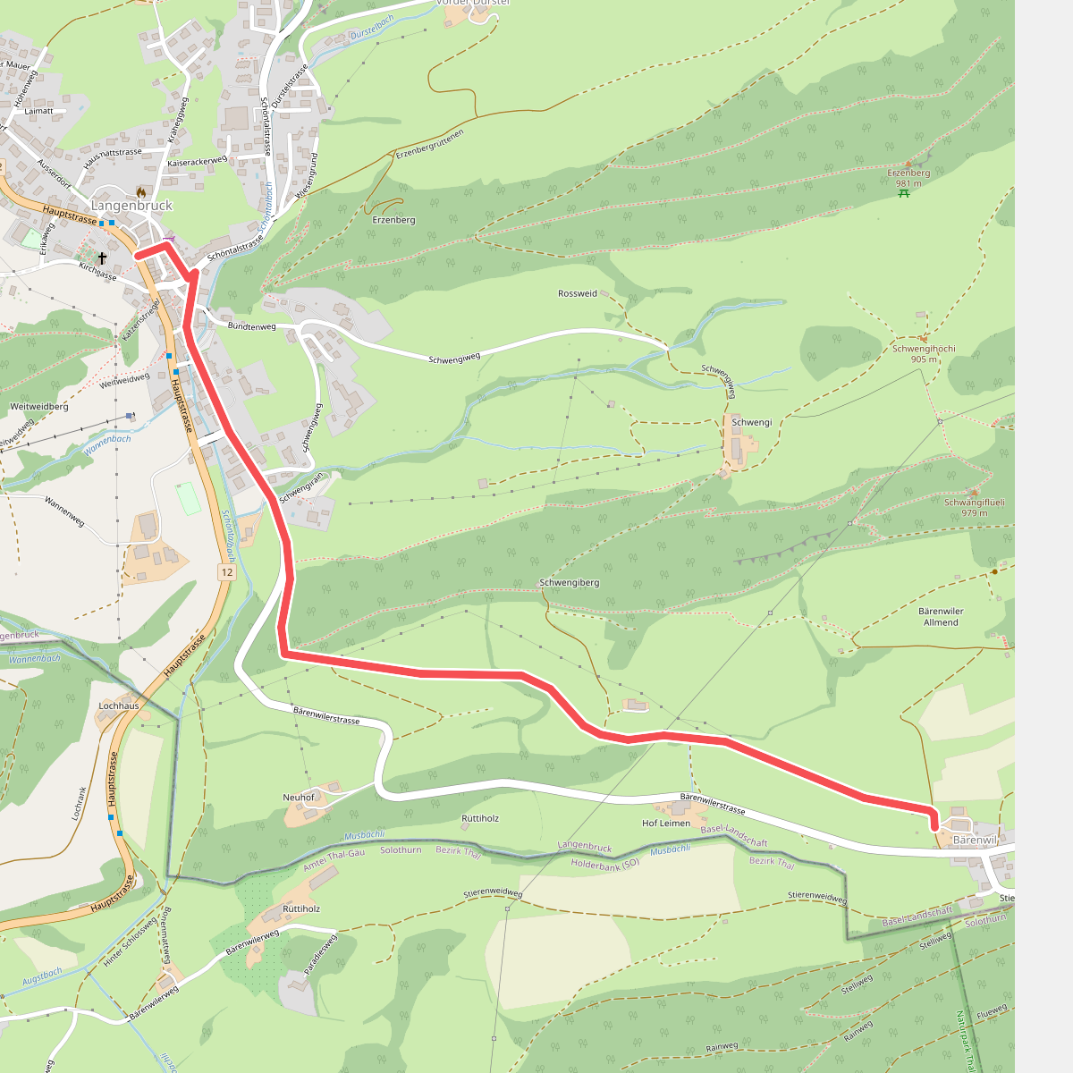 Langenbruck - Bärenwil