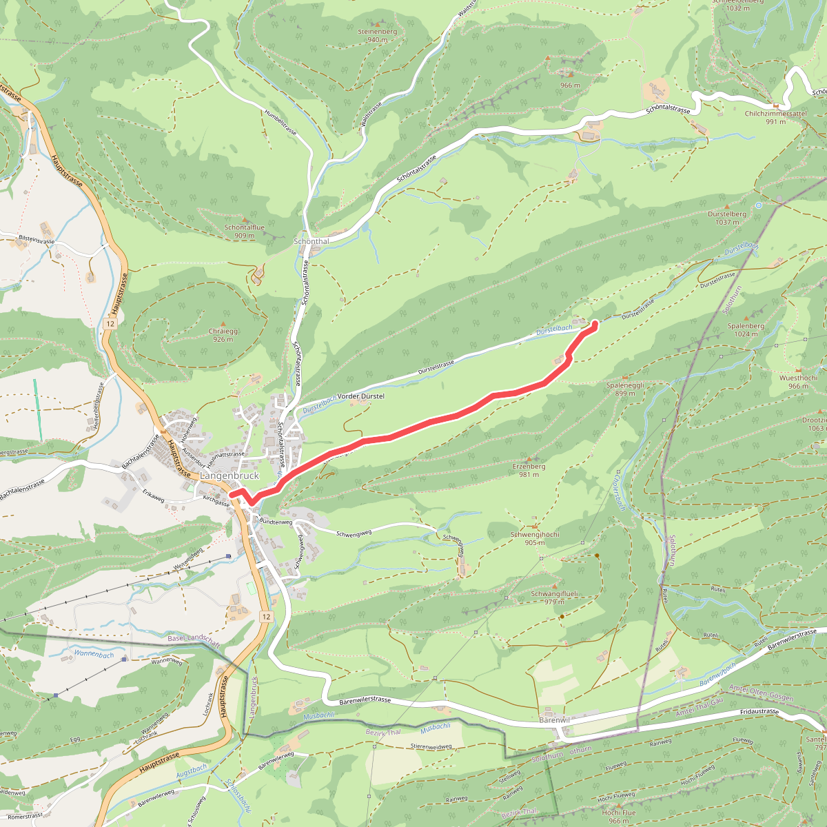 Langenbruck - Dürstel