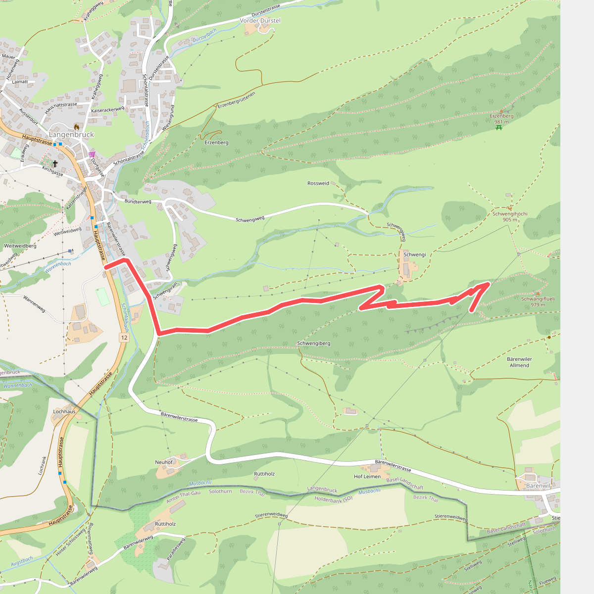 Schwängifüeli - Langenbruck