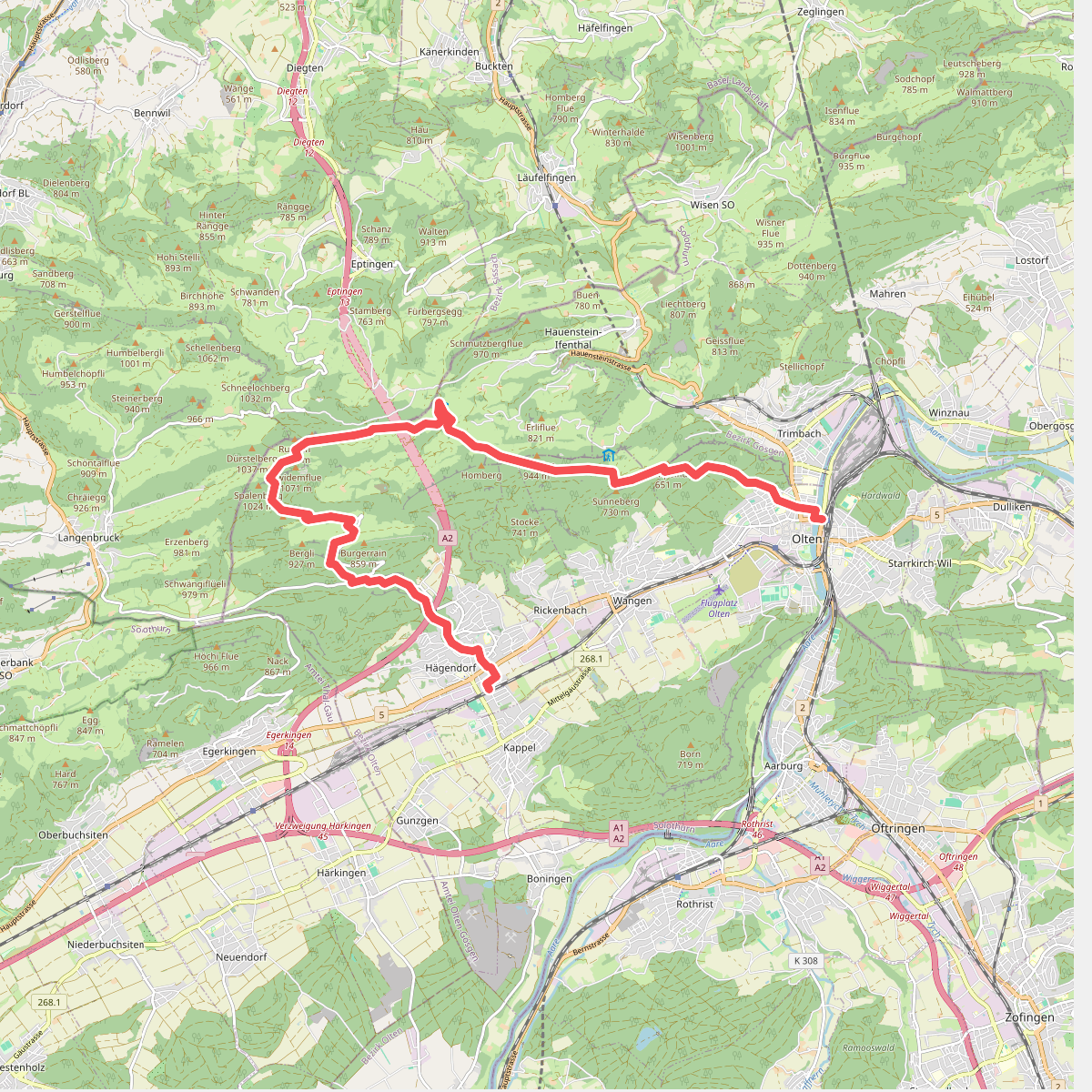Tüfelschlucht-Belchen-Weg