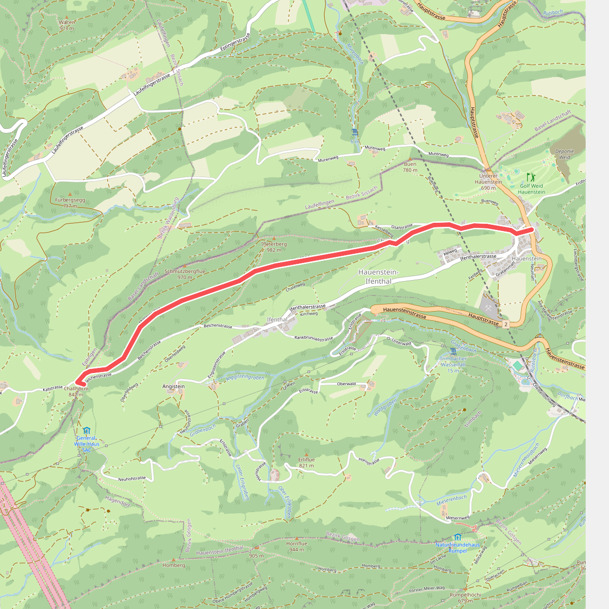 Challhöchi - Hauenstein