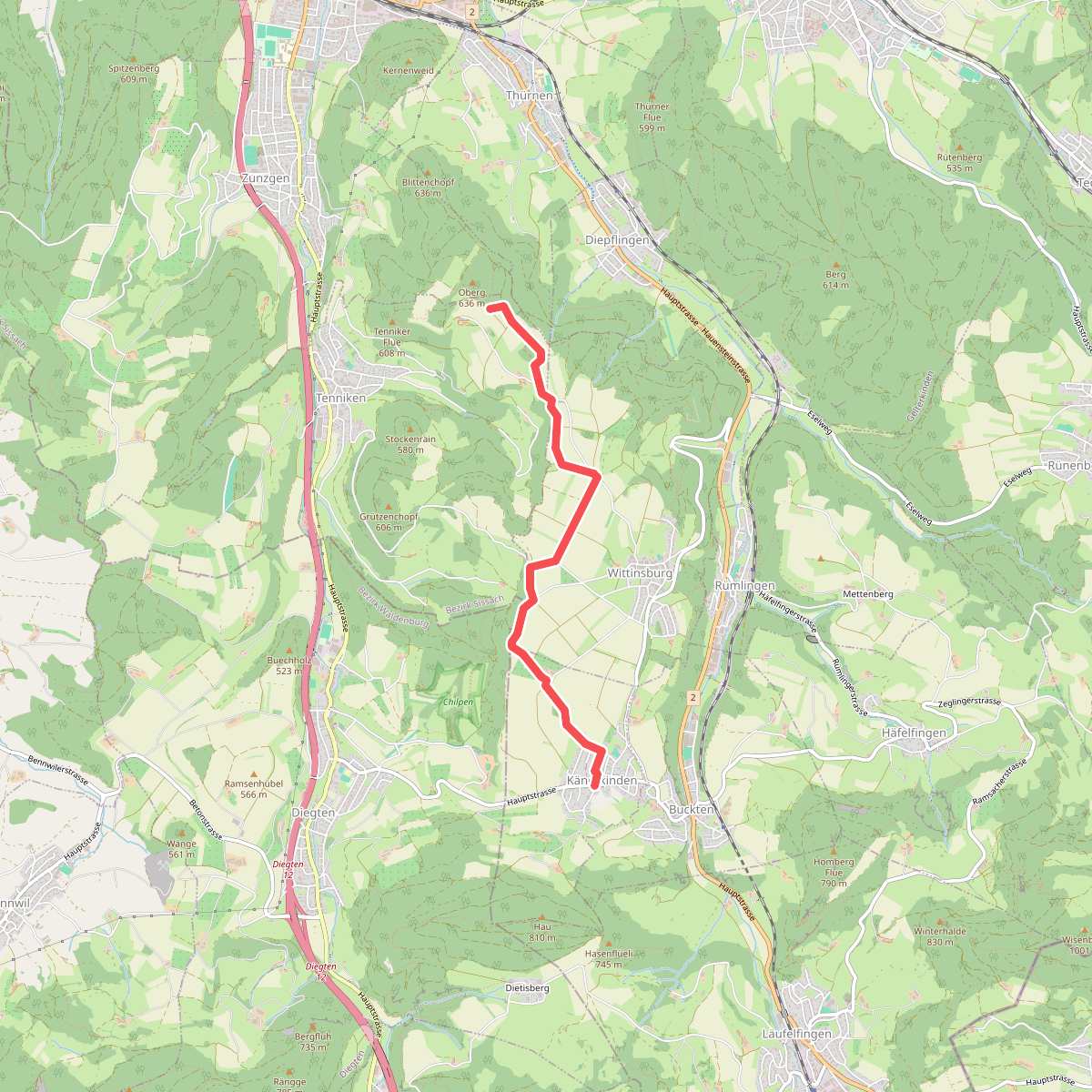 Känerkinden - Gisiberg