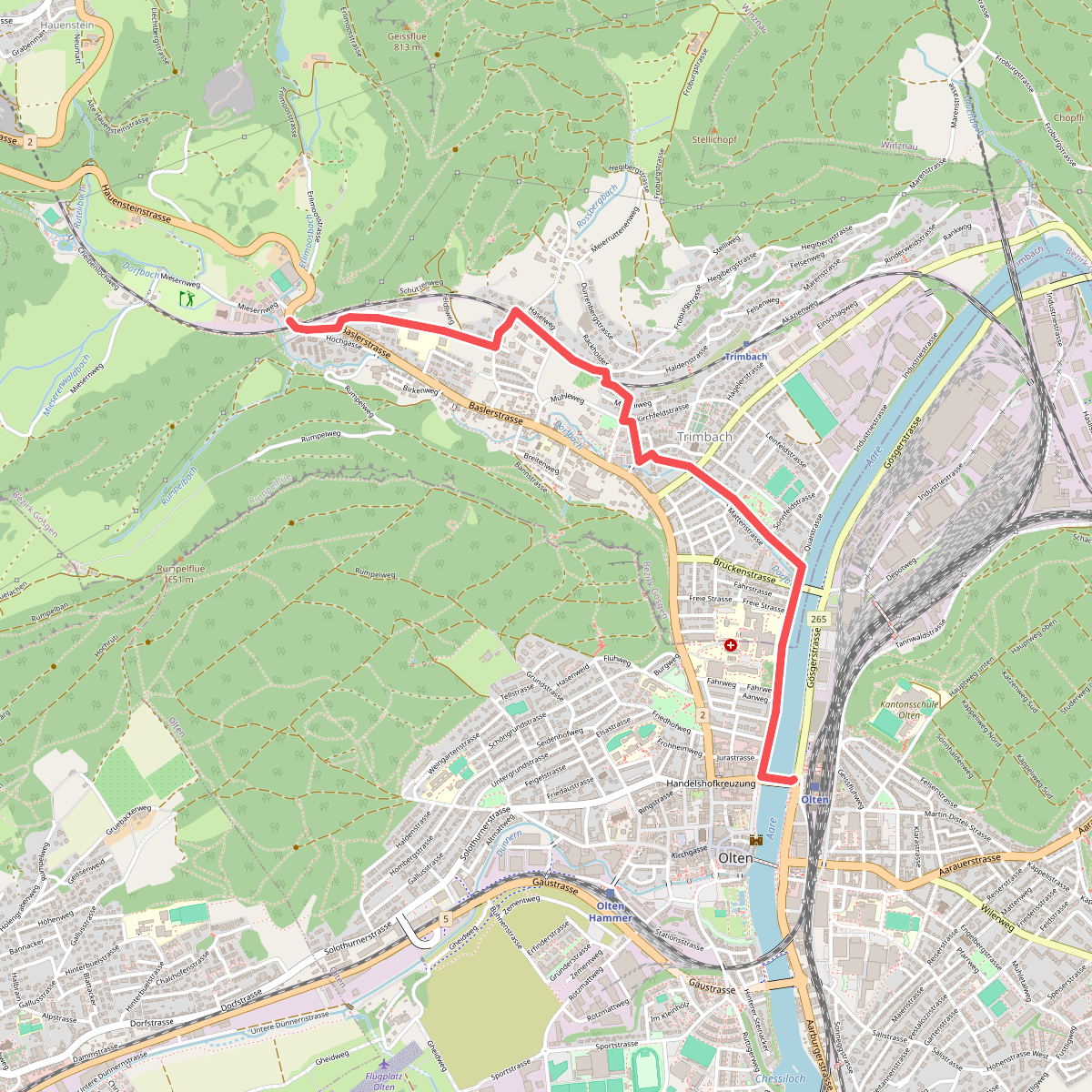 Olten HB - Trimbach