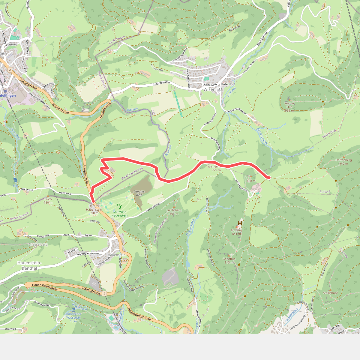 Unter Hauenstein - Frohburg