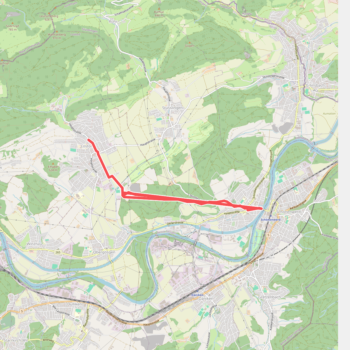 Niedergösgen - Lostorf