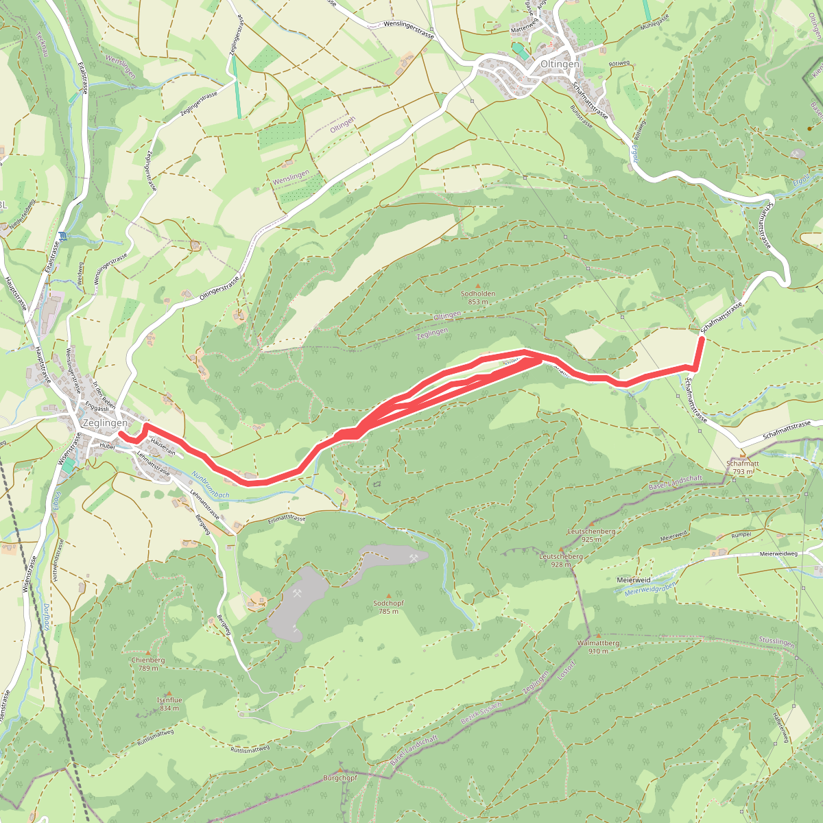 Schafmatt - Zeglingen