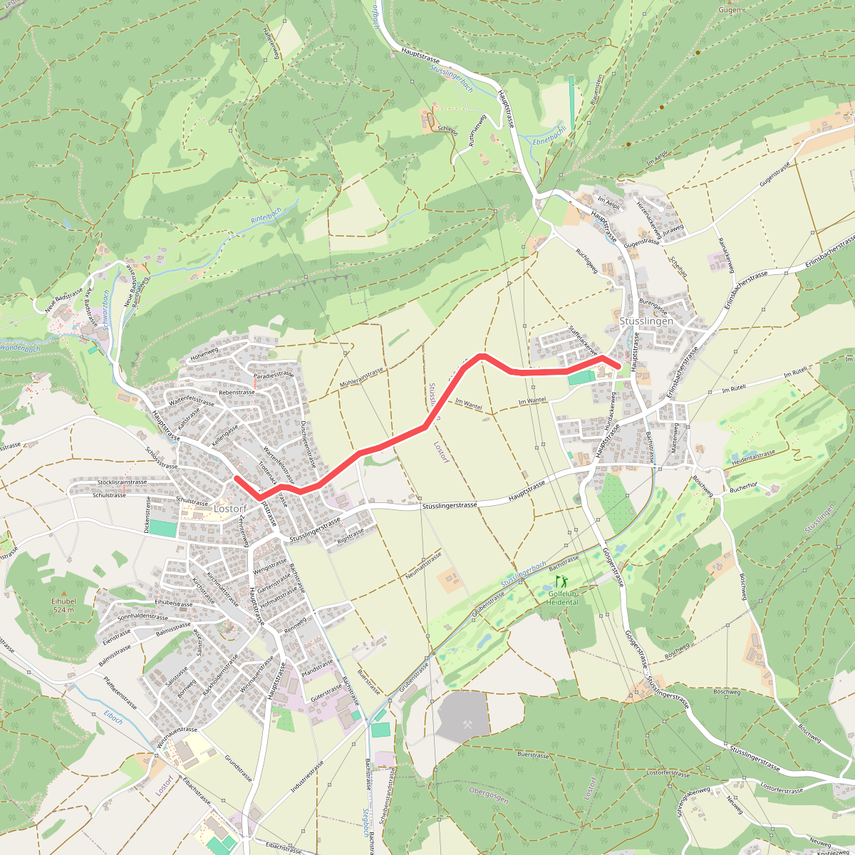 Stüsslingen - Lostorf