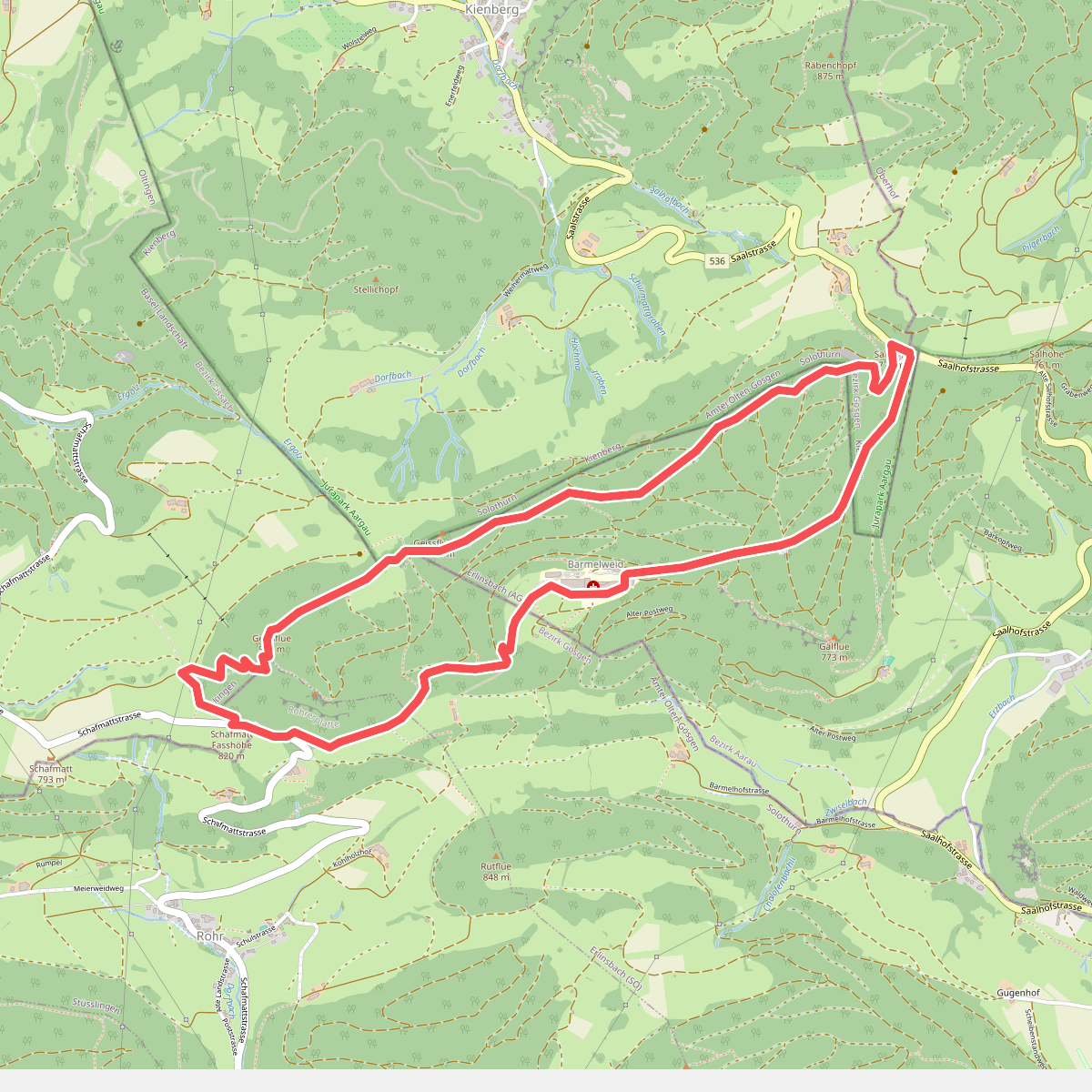 Weg der drei Kantone