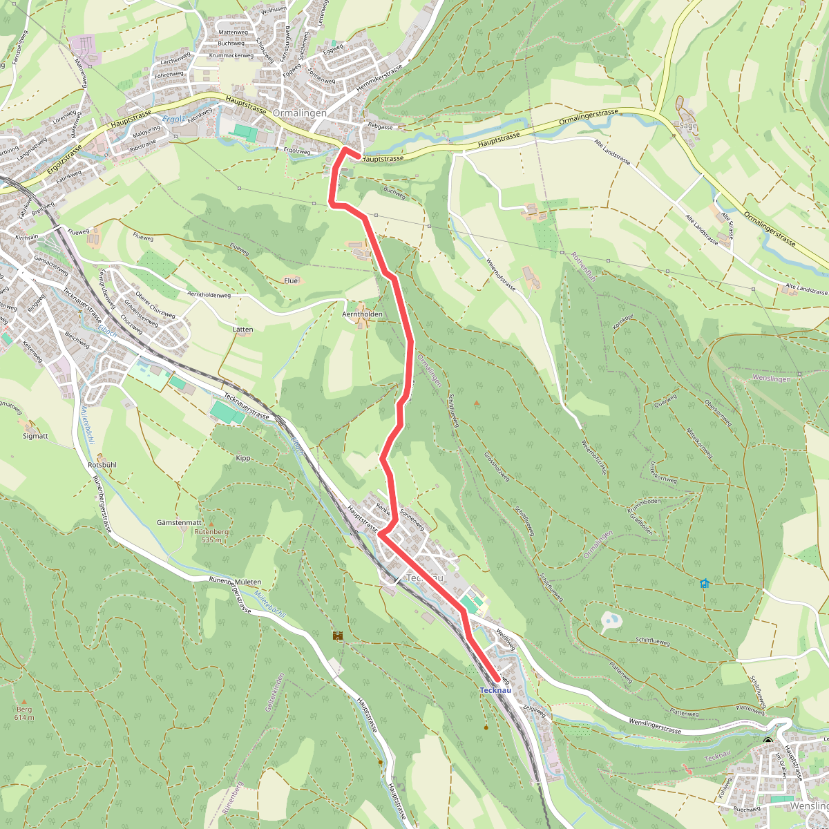 Tecknau - Ormalingen