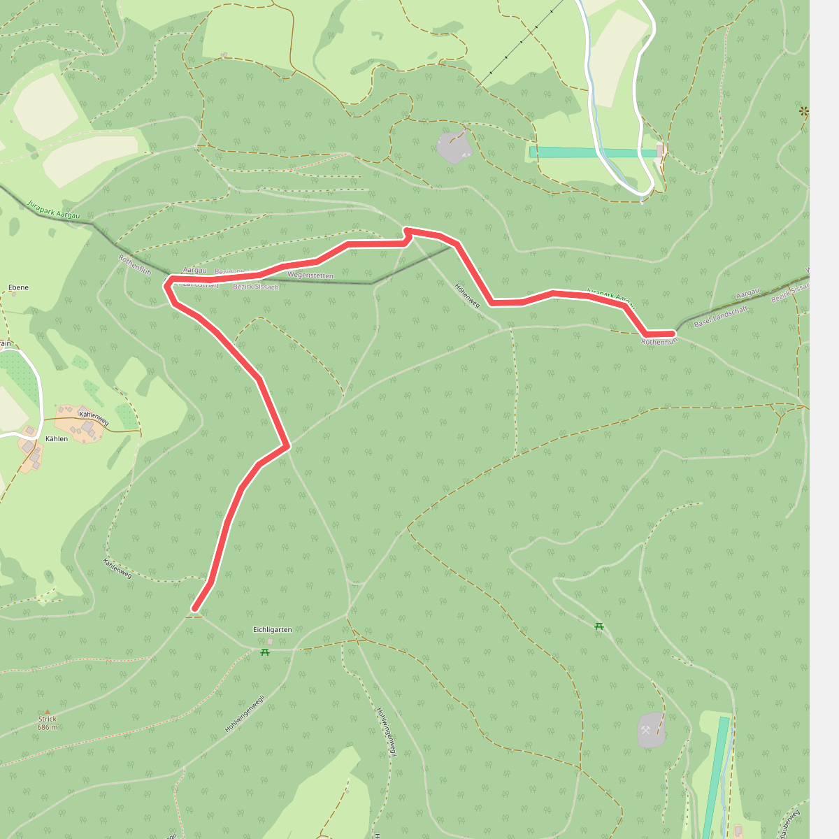 Breitweg Waldhaus - Kei