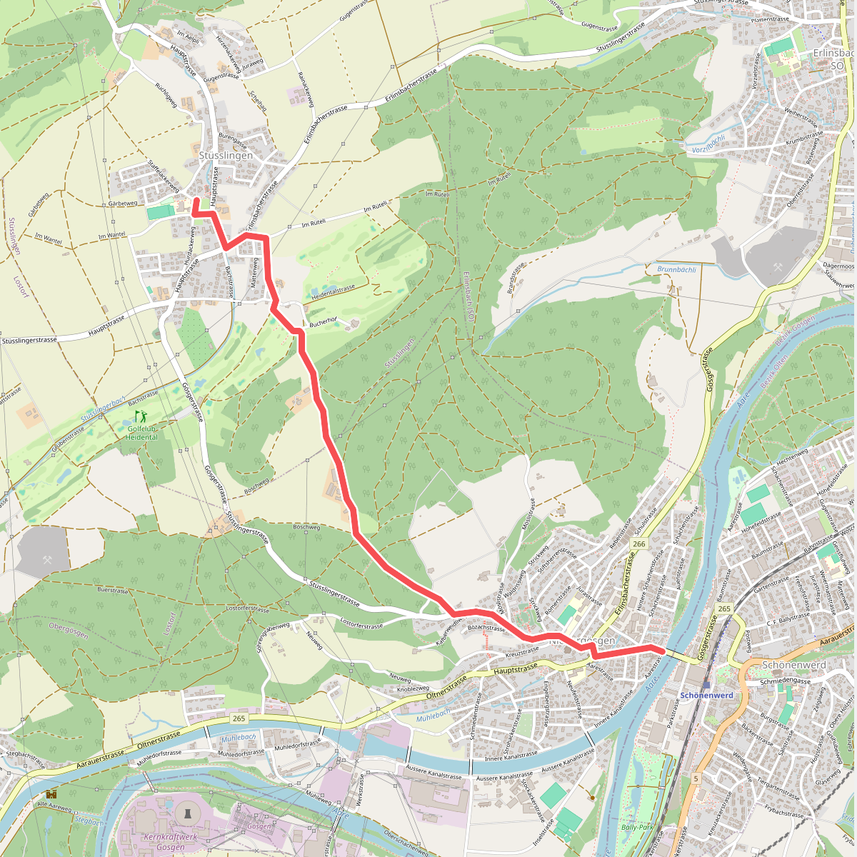 Niedergösgen - Stüsslingen