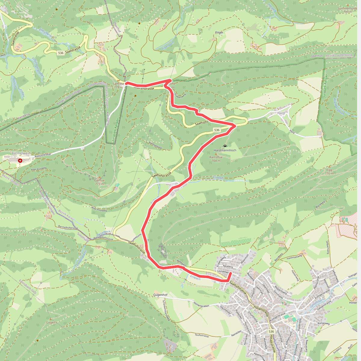 Salhöhe - Obererlinsbach
